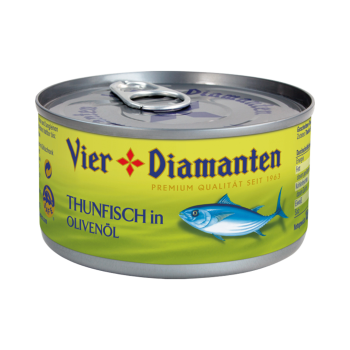 Vier Diamanten Thunfisch in Olivenöl, 185g